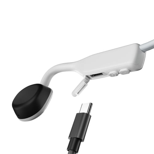 SHOKZ OpenMove Headphones Wireless Ear-hook Calls/Music USB Type-C Bluetooth White SHOKZ OpenMove Headphones Wireless Ear-hook Calls/Music USB Type-C Bluetooth White